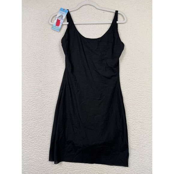 ASSETS SPANX Featherweight Firmers Open Bust‎ Body Slip Dress Womens Size XLarge - Picture 2 of 10